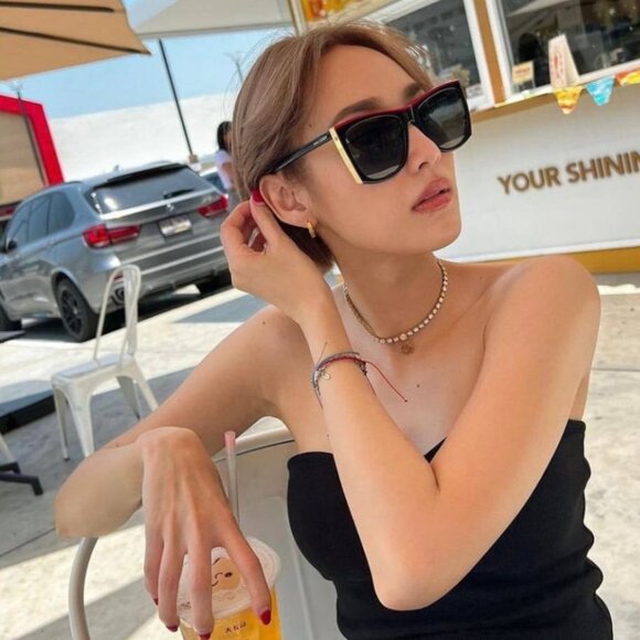 ?️ New Saint Laurent SL539 PALOMA 001 Sunglasses - Black Frame, Grey Lenses main image 8